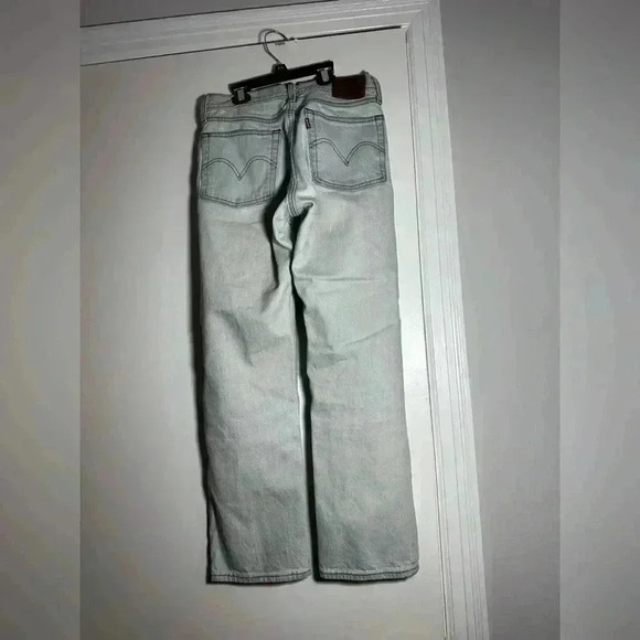 Levi's BIG E Wedgie Straight Denim Jeans Women's 24 Light Wash. Button Fly. - Picture 5 of 14